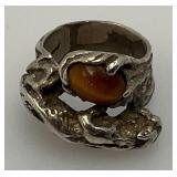 Misc. Vintage Jewelry Including Shell Rings, Tiger Ring And more