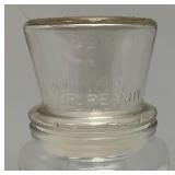 Vintage Limited Edition 75th Anniversary Glass Mr. Peanut Jar 9 1/2" Tall