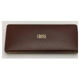 Vintage 10KT Gold Filled Cross Pen And Pencil Set In Original  Box With Extras