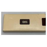 Vintage 10KT Gold Filled Cross Pen And Pencil Set In Original  Box With Extras