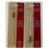Vintage 10KT Gold Filled Cross Pen And Pencil Set In Original  Box With Extras