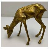 Misc. Vintage Collectible Brass Deer Tallest 7"