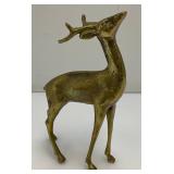 Misc. Vintage Collectible Brass Deer Tallest 7"