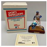 Vintage PEPSI-COLA Rod Carew Figurine & Sports Impressions Limited Edition Figurines Dwight Gooden And Orel Hershiser In Original Boxes