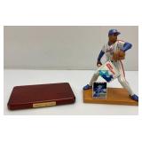 Vintage PEPSI-COLA Rod Carew Figurine & Sports Impressions Limited Edition Figurines Dwight Gooden And Orel Hershiser In Original Boxes