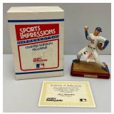 Vintage PEPSI-COLA Rod Carew Figurine & Sports Impressions Limited Edition Figurines Dwight Gooden And Orel Hershiser In Original Boxes