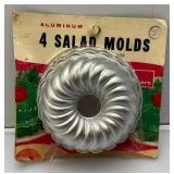 Misc. Vintage Items including Aluminum Salad Molds, Pin Cushions And More