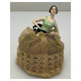 Misc. Vintage Items including Aluminum Salad Molds, Pin Cushions And More