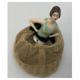 Misc. Vintage Items including Aluminum Salad Molds, Pin Cushions And More