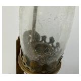 Est. $150.00-$250.00 CER Railway Brass Railway Carriage Lamp, Candle Lamp 13 1/2"