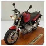 Miniature Die-Cast Maisto BMW Motorcycle With Stand 5" x 9"