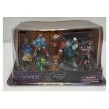 Collectible Disney Pixar ONWARD Deluxe Figurine Set (New Old Stock) Crack In Plastic