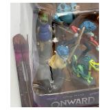 Collectible Disney Pixar ONWARD Deluxe Figurine Set (New Old Stock) Crack In Plastic