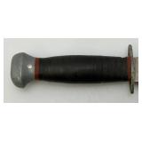 US WWII RH PAL 36 Fighting Knife With 6 1/4" Blade With Sheath And Sharpening Stone