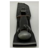 US WWII RH PAL 36 Fighting Knife With 6 1/4" Blade With Sheath And Sharpening Stone