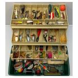 Vintage Plano Tackle Box With Misc. Tackle