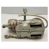 Vintage Tin Litho Key Wind Roll Over Cat Made In US-Zone Germany (Works)