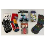 Misc. Collectible Disney Socks Including Nightmare before Christmas, Stitch And More
