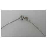 Vintage Ornate Sterling Silver Necklace And Cross (2.19) Grams