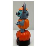 Collectible Disney Pumpkin STITCH Halloween Figurine (Like New) 11"