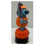 Collectible Disney Pumpkin STITCH Halloween Figurine (Like New) 11"