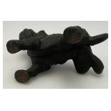 Vintage Cast Iron Scottie Dog Door Stop (Bad Dog Lifting Leg) 6 1/2" x 7 1/2"