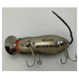 Vintage Heddon Meadow Mouse Flocked Plastic Fishing Lure 3"