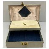 Vintage Jewelry Box With Misc. Costume Jewelry