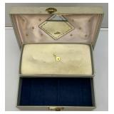 Vintage Jewelry Box With Misc. Costume Jewelry