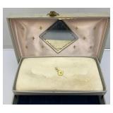 Vintage Jewelry Box With Misc. Costume Jewelry