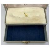 Vintage Jewelry Box With Misc. Costume Jewelry