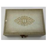 Vintage Jewelry Box With Misc. Costume Jewelry