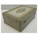 Vintage Jewelry Box With Misc. Costume Jewelry