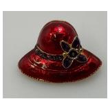 Vintage Jewelry Box With Misc. Costume Jewelry
