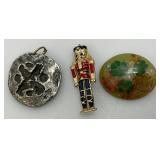 Vintage Jewelry Box With Misc. Costume Jewelry