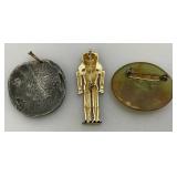 Vintage Jewelry Box With Misc. Costume Jewelry