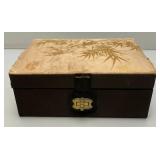 Vintage Jewelry Box With Misc. Costume Jewelry