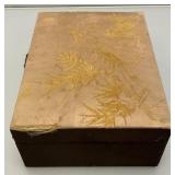 Vintage Jewelry Box With Misc. Costume Jewelry