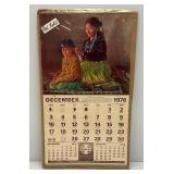 1979 Santa Fe Calendar With Claudine Morrow Artwork In Protective Plastic