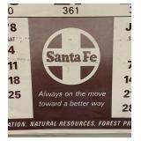 1979 Santa Fe Calendar With Claudine Morrow Artwork In Protective Plastic