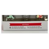 Collectible Disney STITCH Mini Ornament Set W/Tree Topper 5pc (NIB)