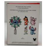 Collectible Disney STITCH Mini Ornament Set W/Tree Topper 5pc (NIB)