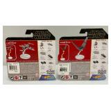 STAR WARS Miniature Die Cast Hotwheels Starships (New On Card)