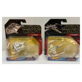 STAR WARS Miniature Die Cast Hotwheels Starships (New On Card)