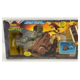 1992 Playmates TMNT Movie III Turtlepult With (Whit) Action Figure New Old Stock