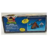 1992 Playmates TMNT Movie III Turtlepult With (Whit) Action Figure New Old Stock