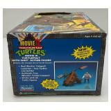 1992 Playmates TMNT Movie III Turtlepult With (Whit) Action Figure New Old Stock