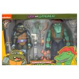 NECA TMNT Cartoon SLASH & LEATHERHEAD 2-Pack Figures 2020 New TMNT (New)