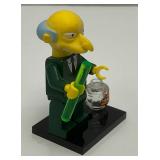 Collectible LEGO 2014 Hard To Get Mr. Burns Blinky Series 1 Genuine Lego Mini figure With Fish Bowl, Wand And Stand