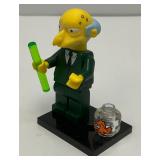 Collectible LEGO 2014 Hard To Get Mr. Burns Blinky Series 1 Genuine Lego Mini figure With Fish Bowl, Wand And Stand